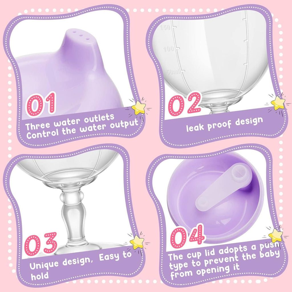 Baby Sippy Cup Plastic Stemware