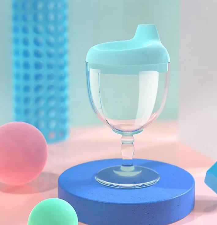 Baby Sippy Cup Plastic Stemware