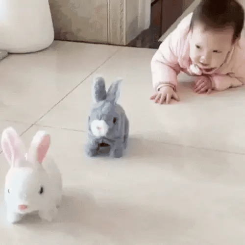 Interactive Rabbit Toy with Sound & Movement