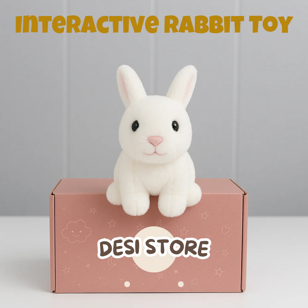 Interactive Rabbit Toy with Sound & Movement