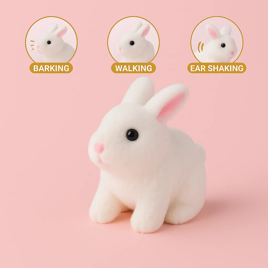 Interactive Rabbit Toy with Sound & Movement