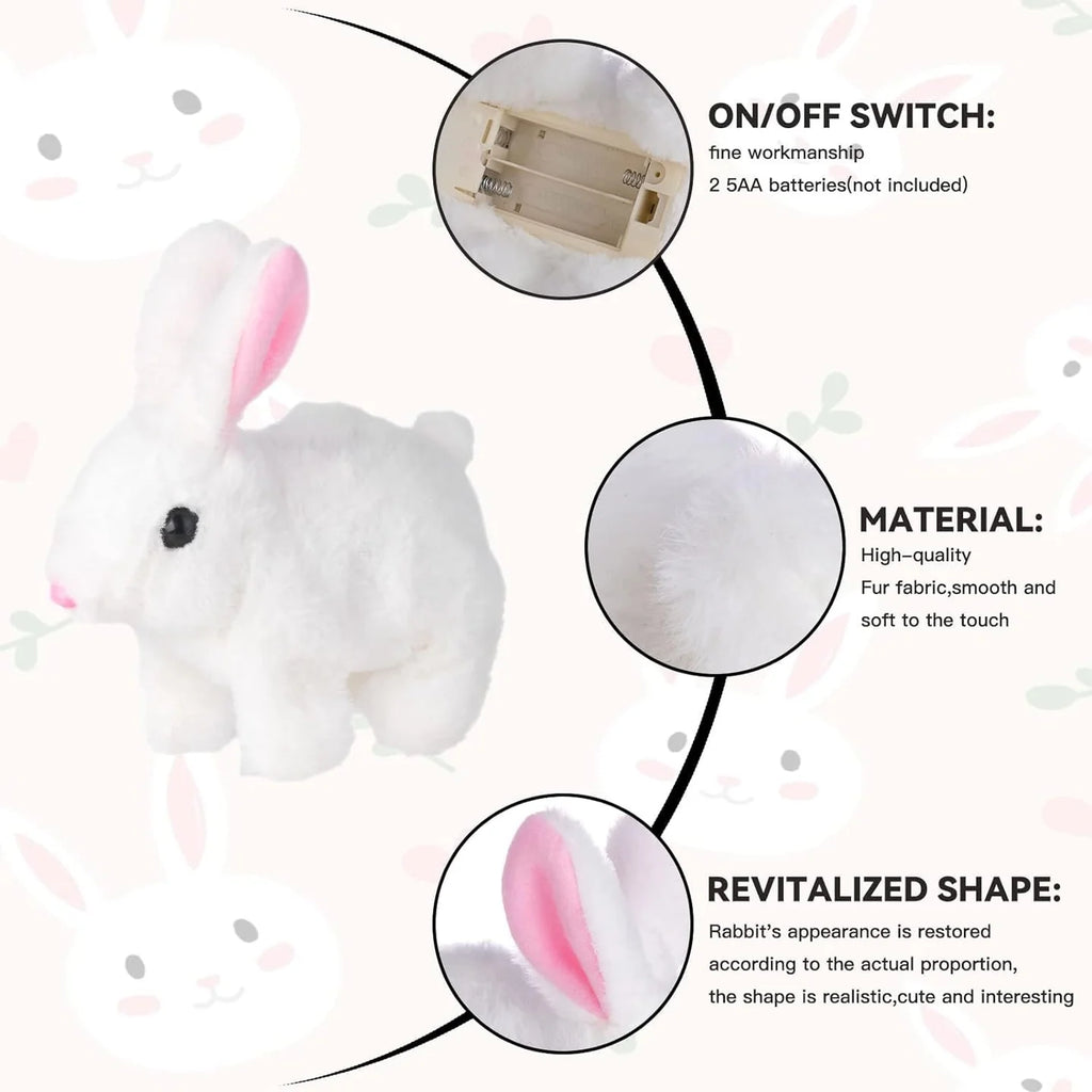 Interactive Rabbit Toy with Sound & Movement
