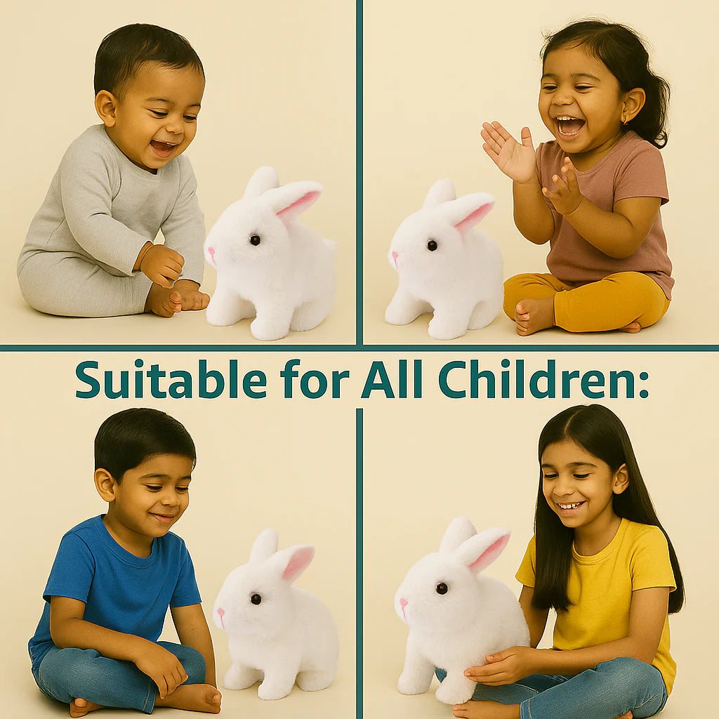 Interactive Rabbit Toy with Sound & Movement